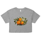 Orange Branch Crop Top