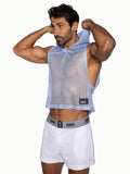 BIKE Hooded Sleeveless Practice Jersey - Ice Blue