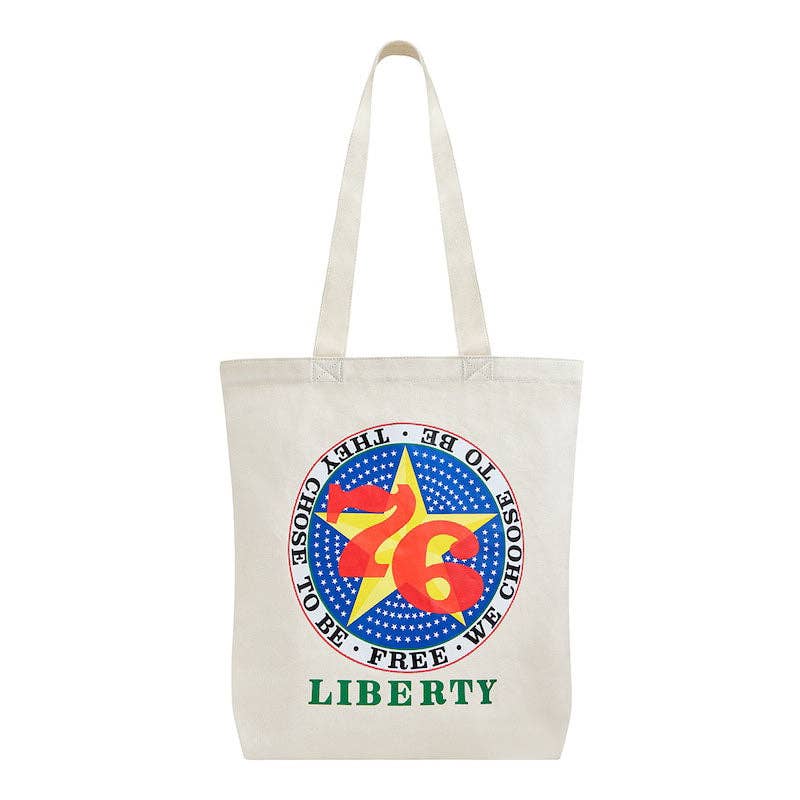 Robert Indiana Liberty '76 Tote Bag