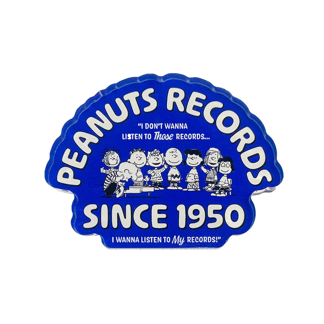 Peanuts Gang Records Magnet