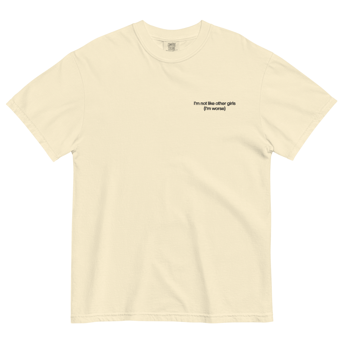 I'm Not Like the Other Girls Embroidered Shirt