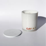 Gay A.F. Candle White