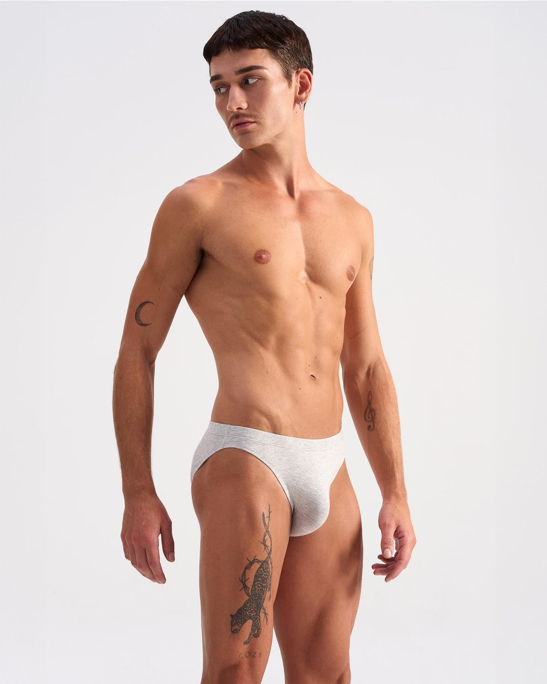 Teamm8 Body Bamboo Bikini Brief - Grey Marle