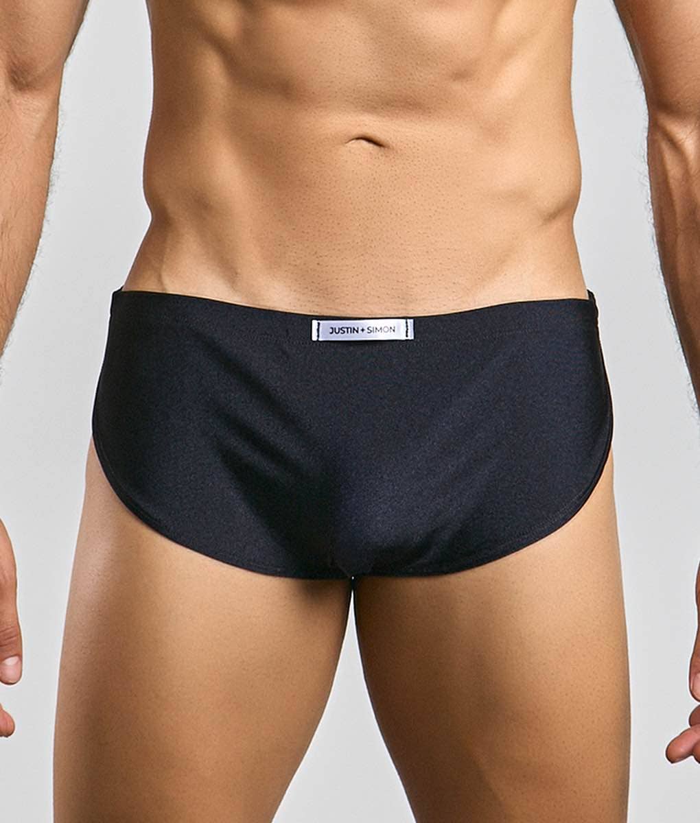 Justin + Simon Running Short - Black