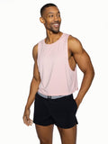 BIKE Crop Pride Tank - Pastel Pink