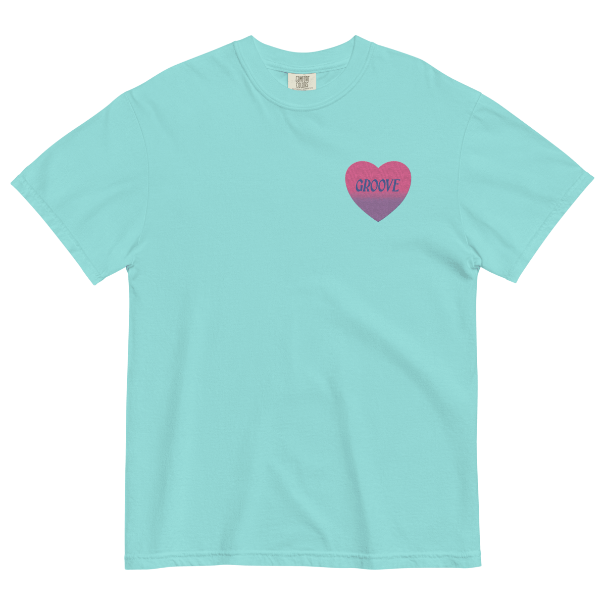 Groove Is in the Heart Embroidered T-Shirt (Unisex)