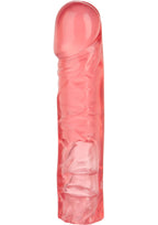 Vac-U-Lock Crystal Jellies Dildo 8in - Pink