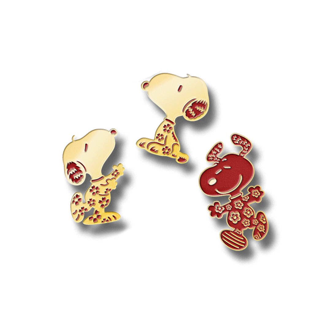 Peanuts - Year of the Snoopy Pin Set