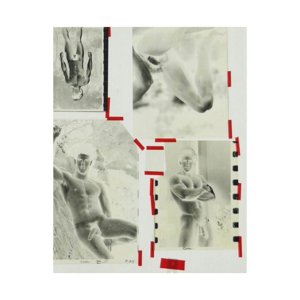 90S VINTAGE GAY PORN TRANSPARENCY Matte Vertical Poster #13