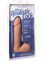 The Realistic Cock Ultraskyn Dildo 6in - Vanilla