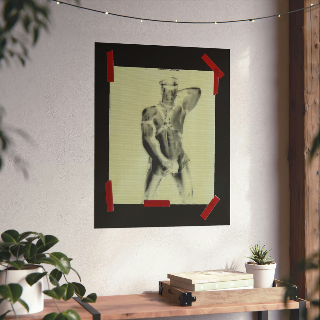 90S VINTAGE GAY PORN TRANSPARENCY Matte Vertical Poster #2