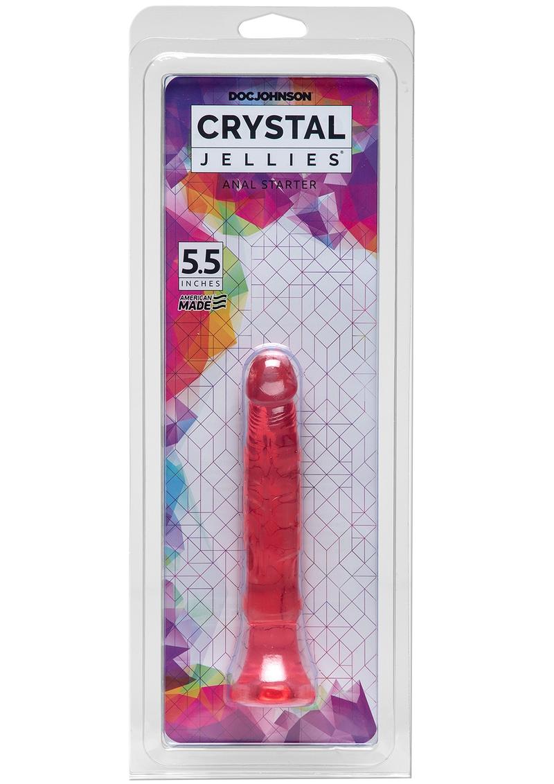 Crystal Jellies Anal Starter Anal Plug 6in - Pink