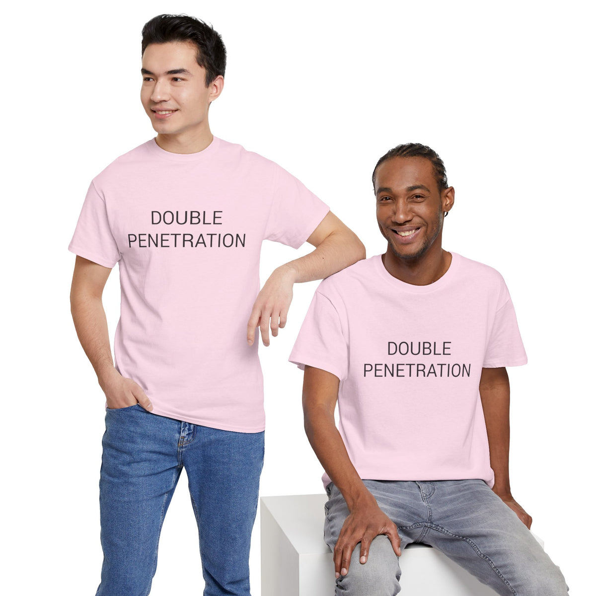 DOUBLE PENETRATION TEE BY CULTUREEDIT AVAILABLE IN 13 COLORS