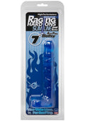 Raging Hard-Ons Slimline Anal Series Ass Play Ballsy Dildo with Balls 7in - Cobalt Blue