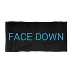 Face Down Beach Towel by CULTUREEDIT