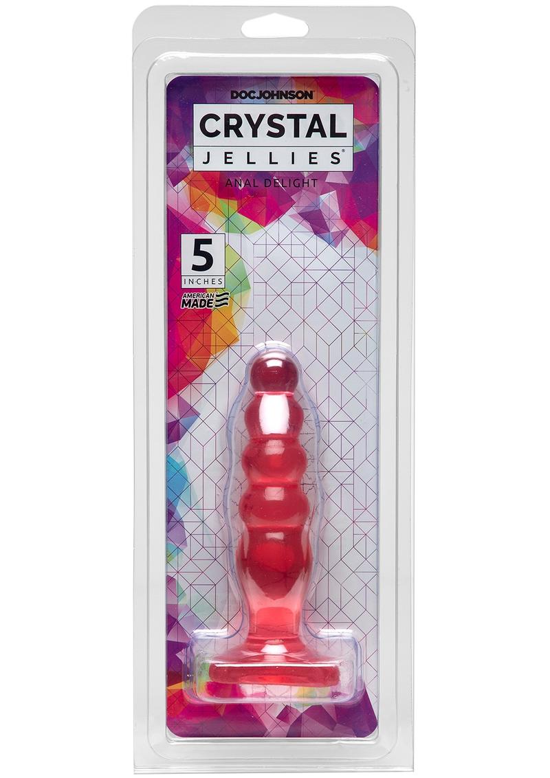 Crystal Jellies Anal Delight Anal Plug 5in - Pink