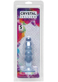 Crystal Jellies Anal Delight Anal Plug 5in - Clear