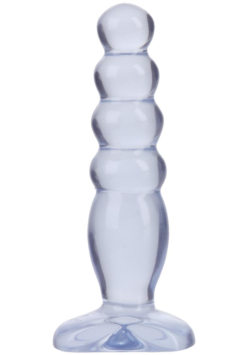 Crystal Jellies Anal Delight Anal Plug 5in - Clear