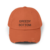 GREEDY BOTTOM Distressed Cap in 6 colors