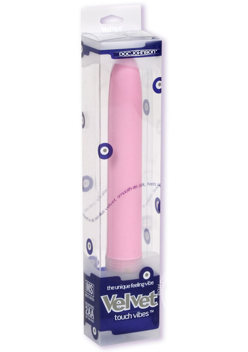 Velvet Touch Vibes Waterproof Vibrator 7in - Pink