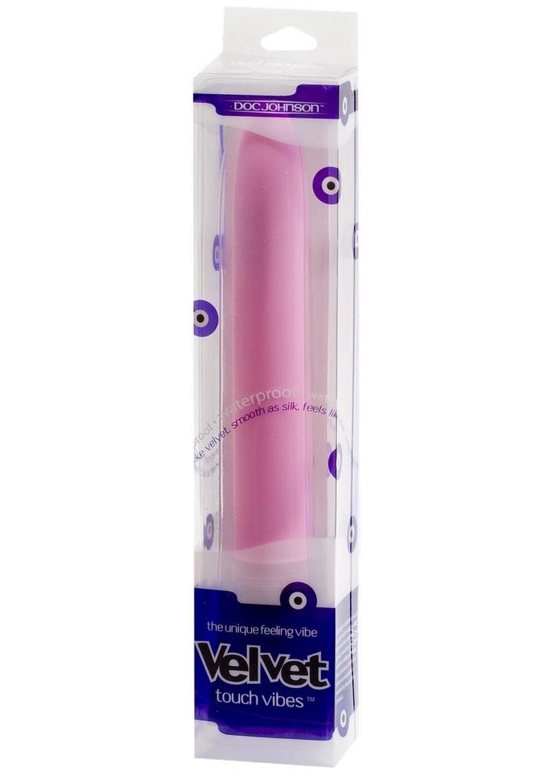 Velvet Touch Vibes Waterproof Vibrator 7in - Pink