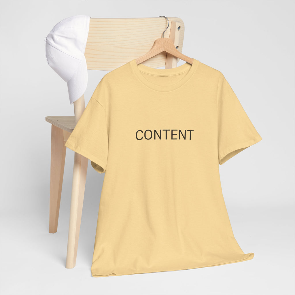 CONTENT TEE BY CULTUREEDIT AVAILABLE IN 13 COLORS