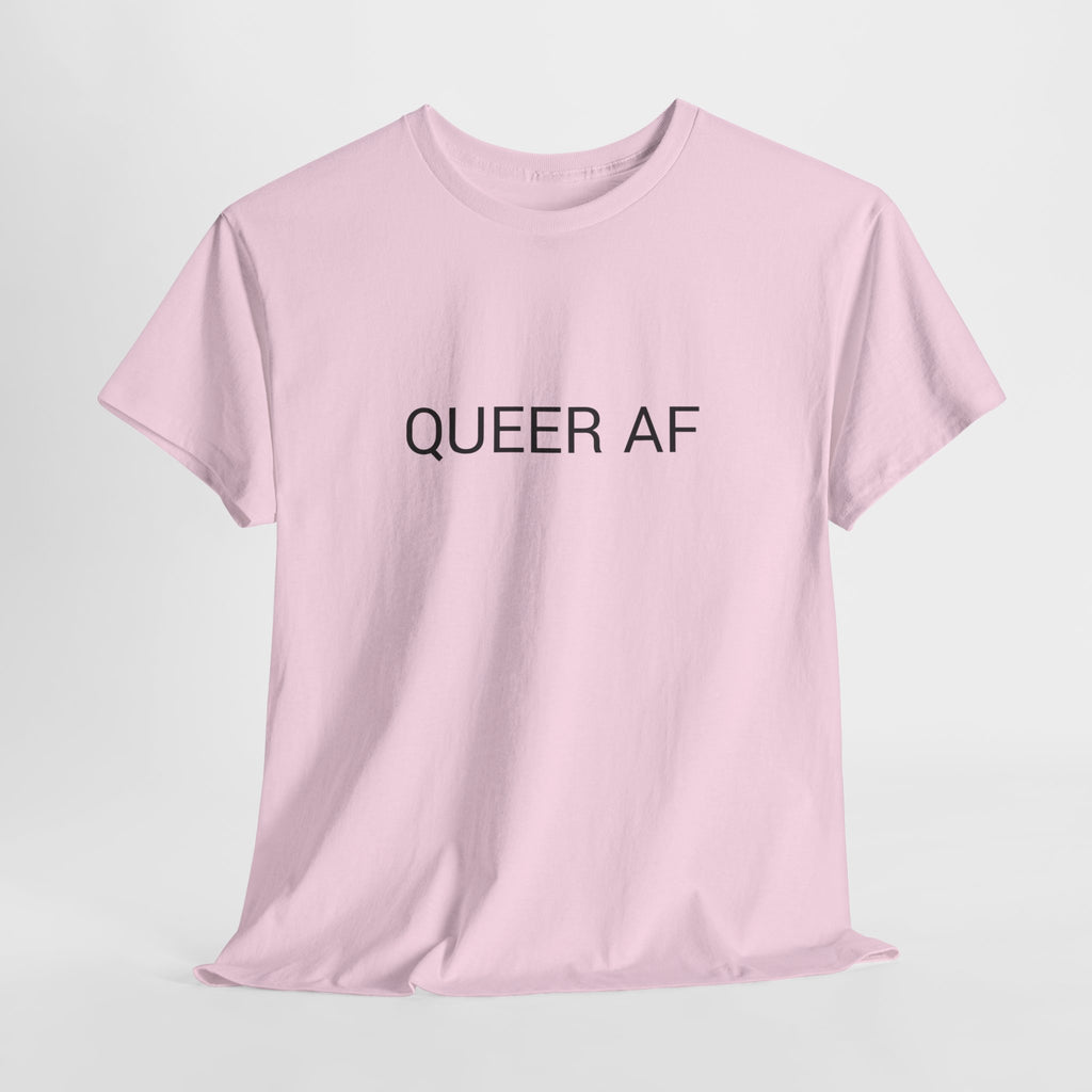 QUEER AF TEE BY CULTUREEDIT AVAILABLE IN 13 COLORS