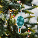 Tennis Racket Needlepoint Ornament