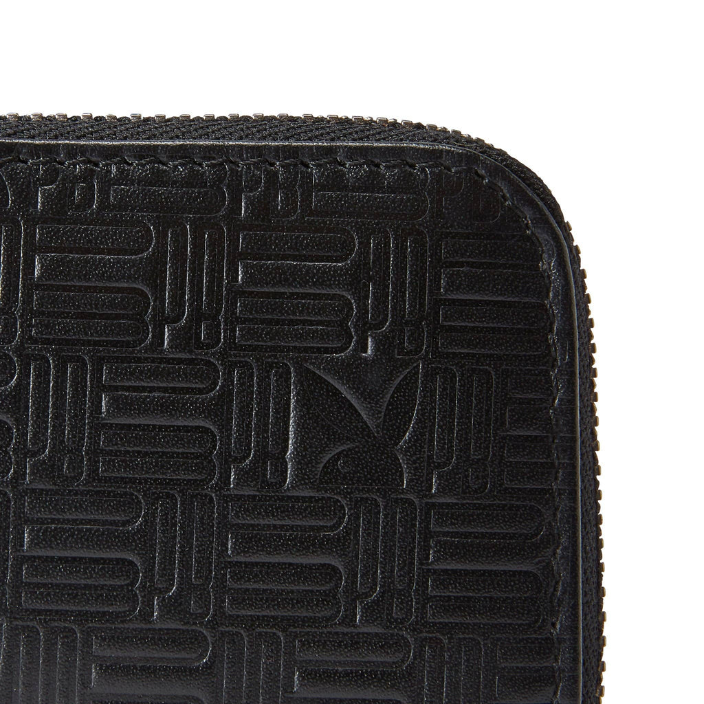 PLAYBOY Men's Embossed Zip Front Wallet