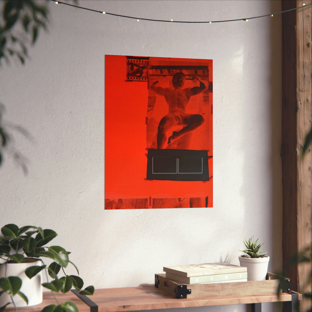 90S VINTAGE GAY PORN TRANSPARENCY Matte Vertical Poster #10