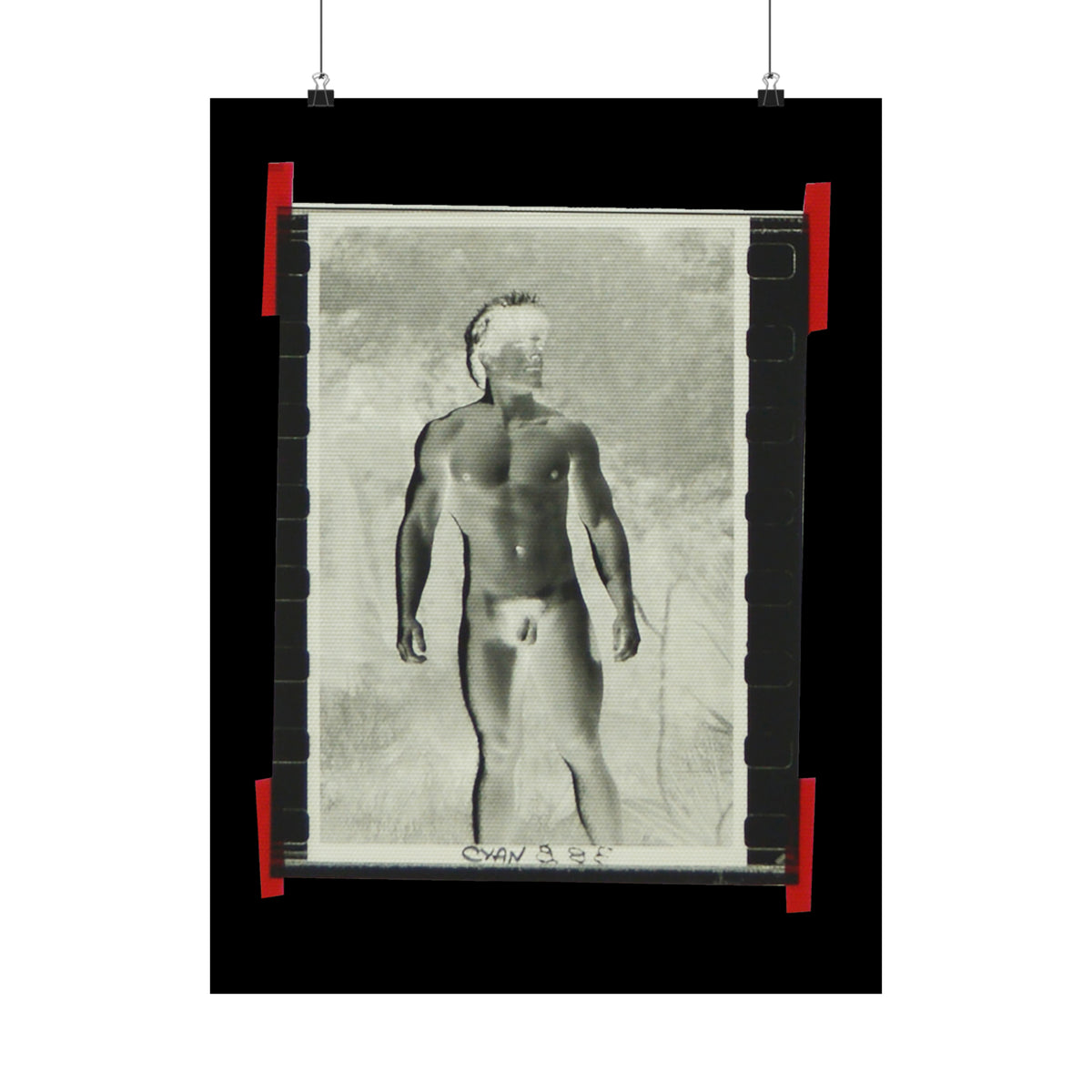 90S VINTAGE GAY PORN TRANSPARENCY Matte Vertical Poster #18