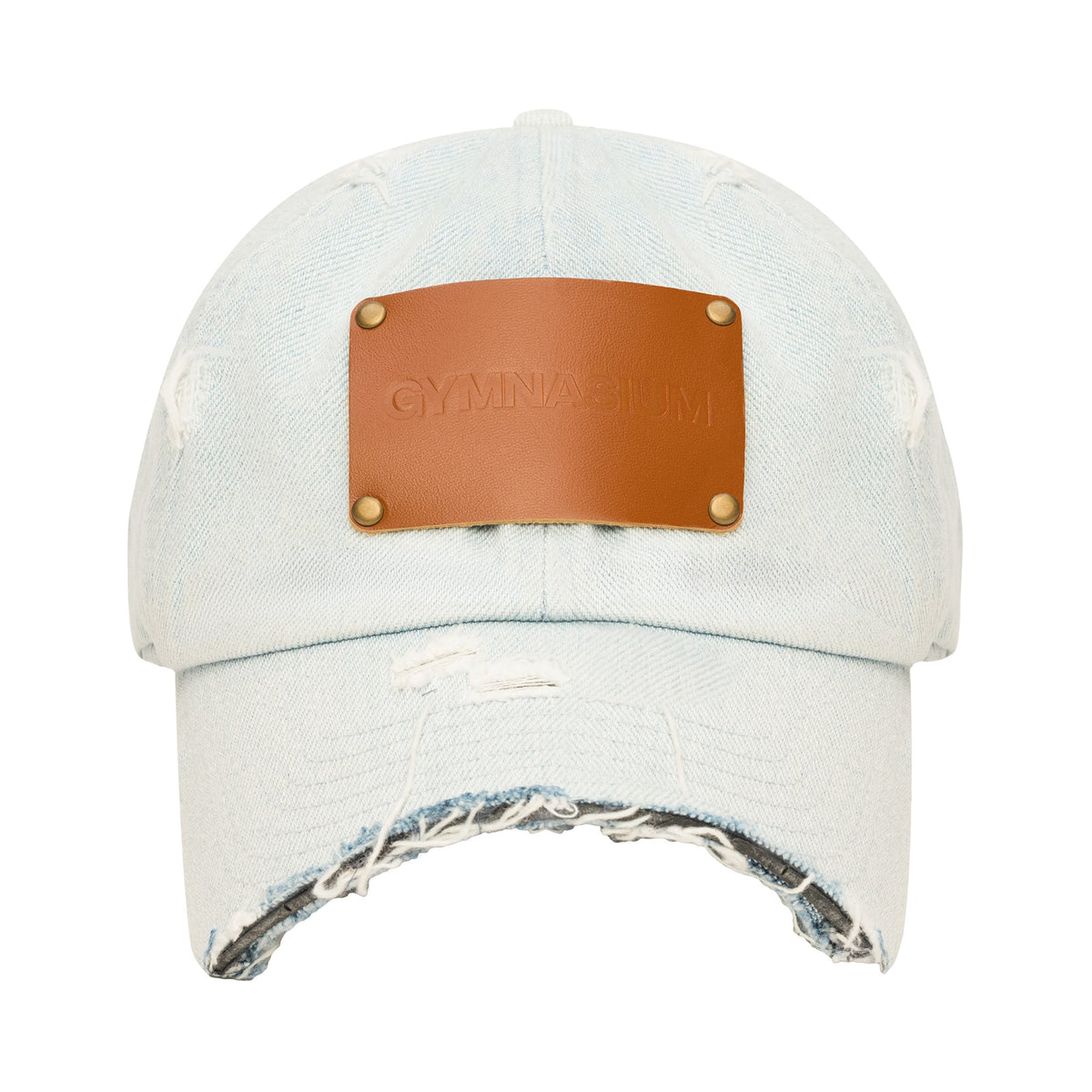 GYMNASIUM THE DISTRESSED CAP LIGHT DENIM