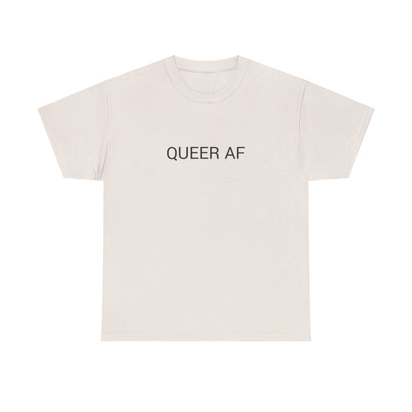 QUEER AF TEE BY CULTUREEDIT AVAILABLE IN 13 COLORS