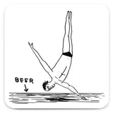 David Shrigley Coaster - Bunch Of Twats