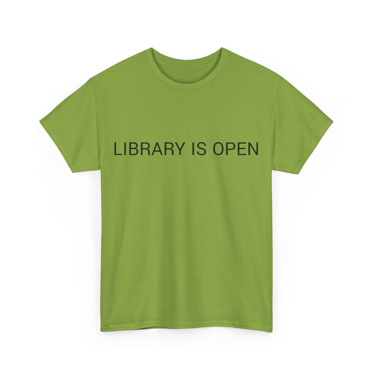 LIBRARY IS OPEN TEE BY CULTUREEDIT AVAILABLE IN 13 COLORS