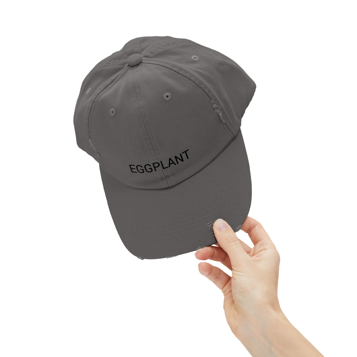 EGGPLANT Distressed Cap in 6 colors