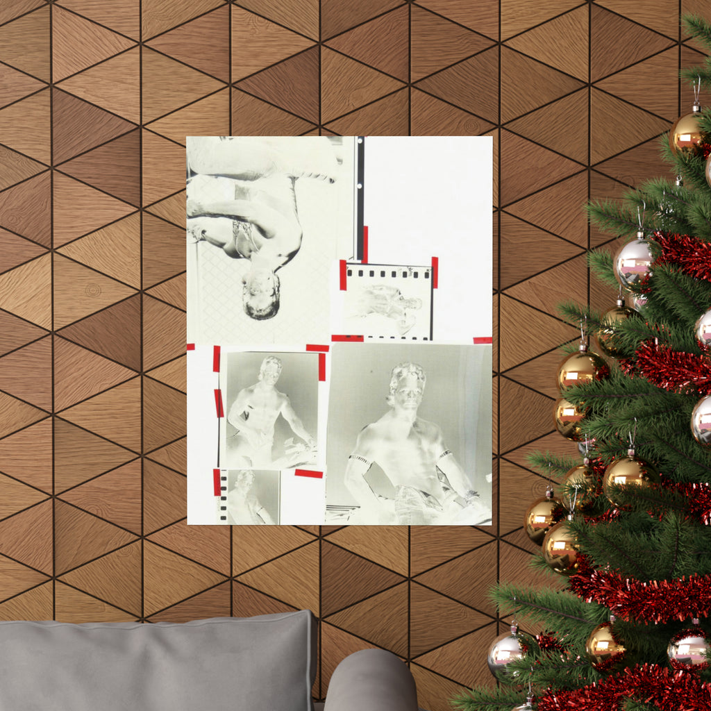 90S VINTAGE GAY PORN TRANSPARENCY Matte Vertical Poster #12