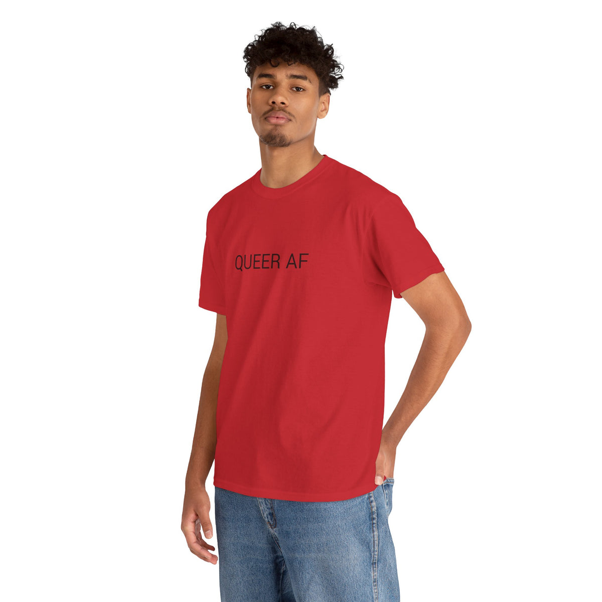 QUEER AF TEE BY CULTUREEDIT AVAILABLE IN 13 COLORS