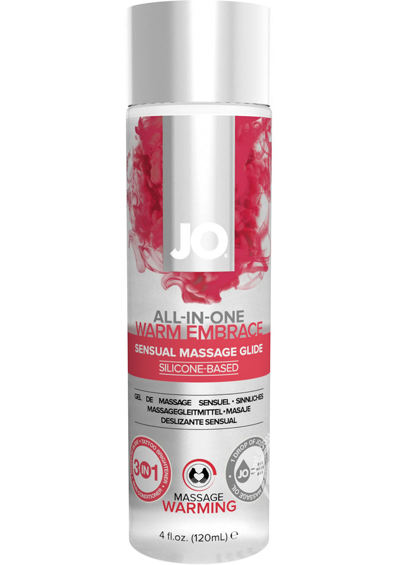 JO All-In-One Silicone Warming Massage Glide 4oz