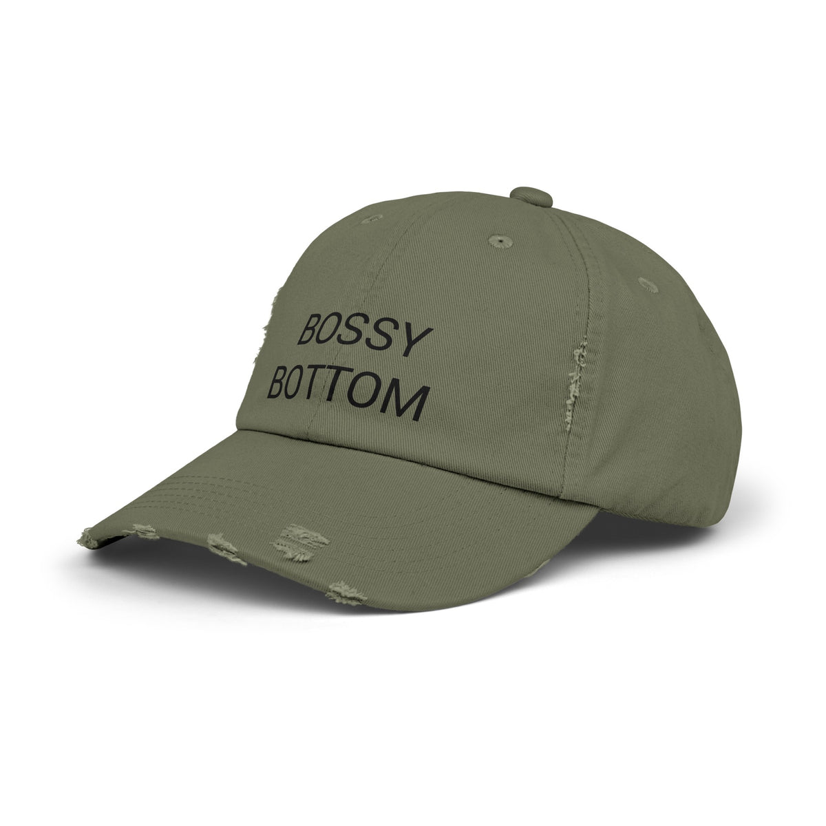 BOSSY BOTTOM Distressed Cap in 6 colors