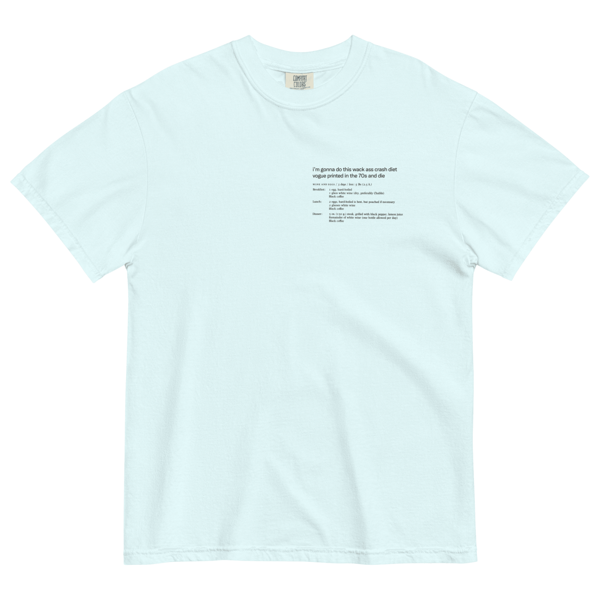 Whack Ass Vogue Crash Diet T-Shirt