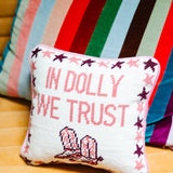 Trust Dolly Needlepoint Pillow