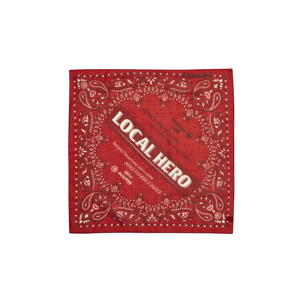 MARTINE ROSE BANDANA in RED