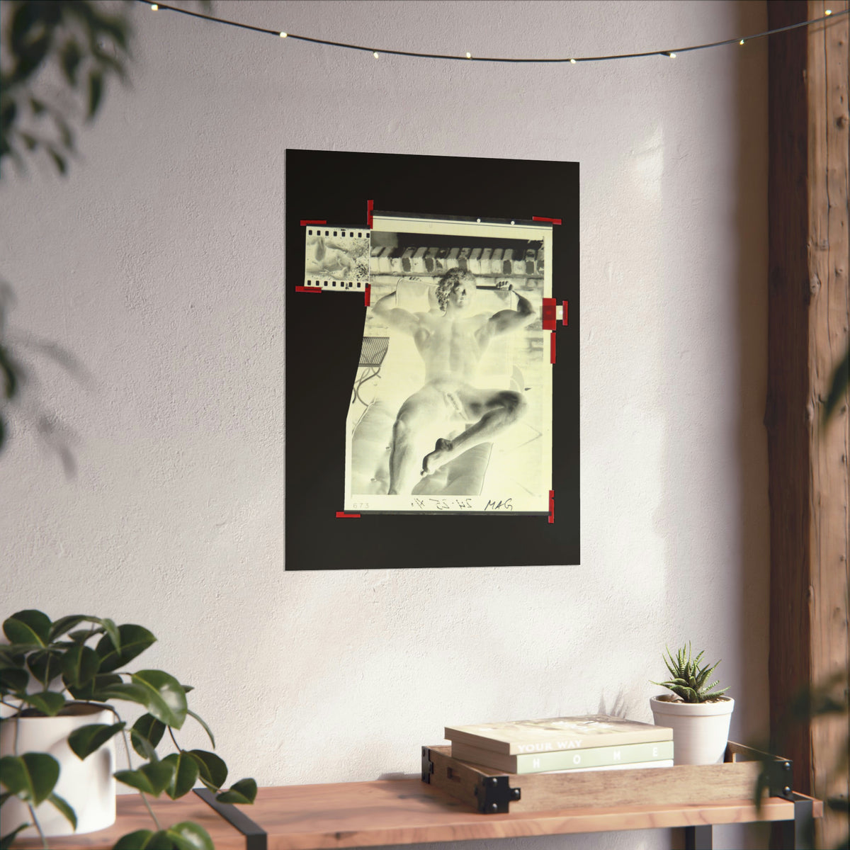 90S VINTAGE GAY PORN TRANSPARENCY Matte Vertical Poster #21