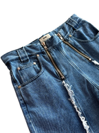 GMBH FRONT FRINGE ZIPPER JEANS FW 24-25