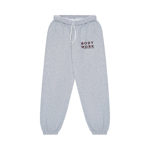 GYMNASIUM THE BODY WORK SWEATPANT HEATHER GREY