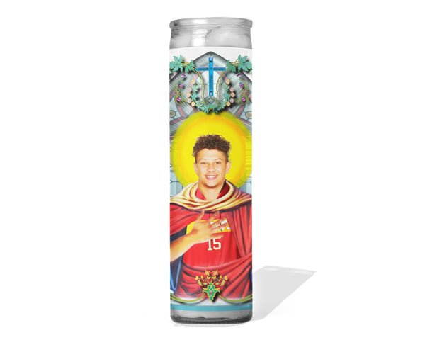 Patrick Mahomes Celebrity Prayer Candle