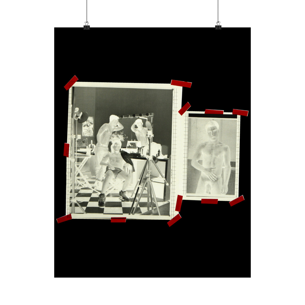 90S VINTAGE GAY PORN TRANSPARENCY Matte Vertical Poster #6