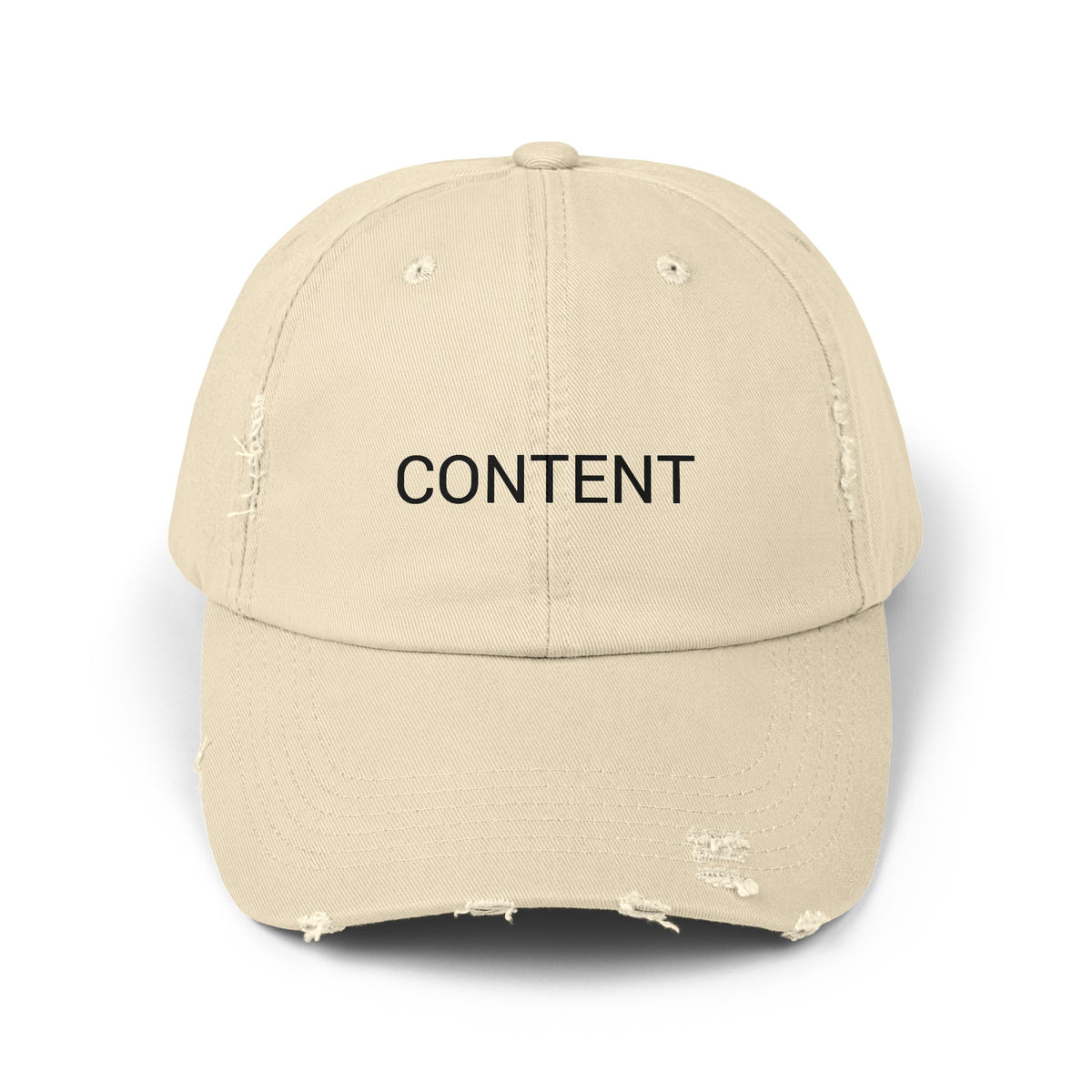 CONTENT Distressed Cap in 6 colors