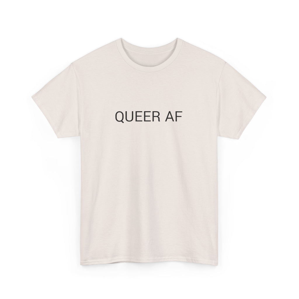 QUEER AF TEE BY CULTUREEDIT AVAILABLE IN 13 COLORS